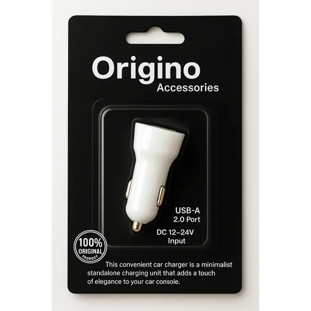 Origino USB Car Charger Çift Girişli USB