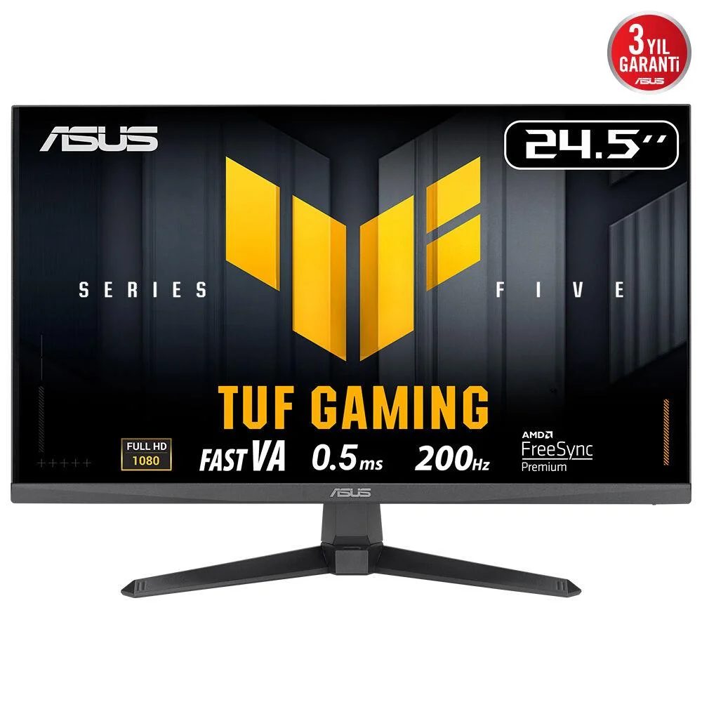Asus 24.5" Tuf Gaming VG257Q5A 200Hz 0.5ms Full Hd Freesync Fast IPS Gaming Monitör