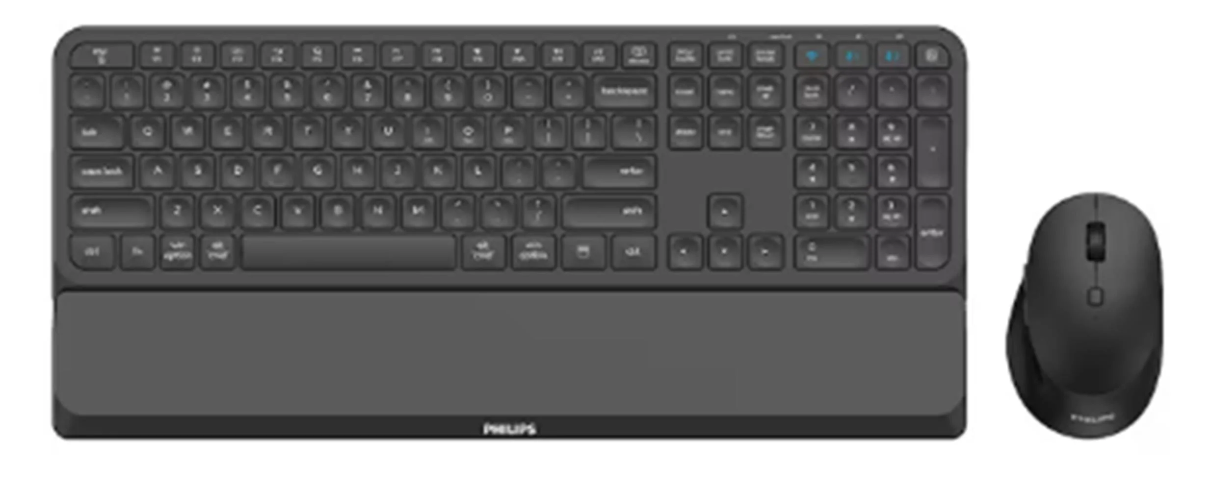 Philips SPT6607B-38  Kablosuz Klavye Mouse Seti 6000 Series (Silent Desing)