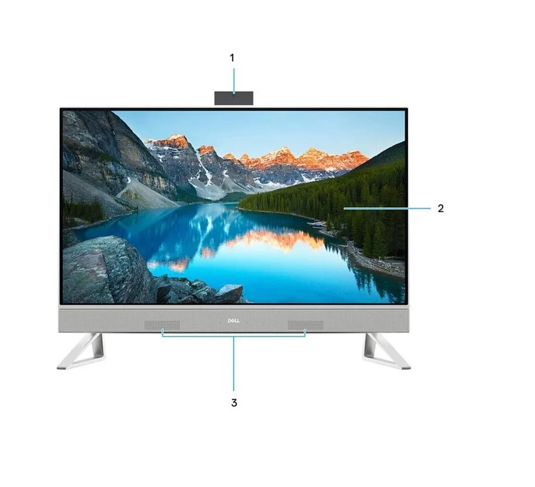 Dell EC242501020UBU i5-1334U 16GB 512GB FHD 23.8" Ubuntu All In One Bilgisayar