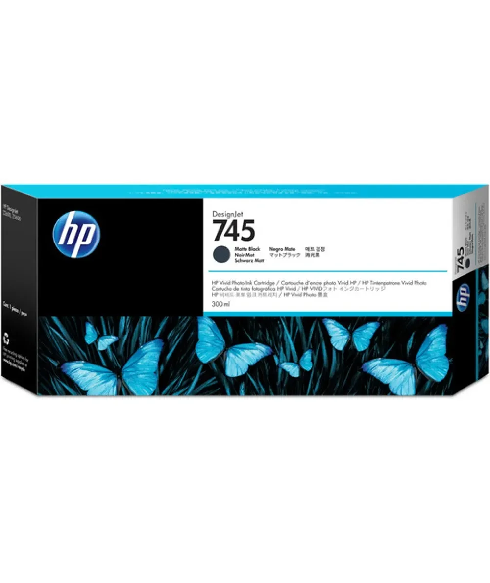 HP F9K05A Matte Black Mürekkep Kartuş (745)