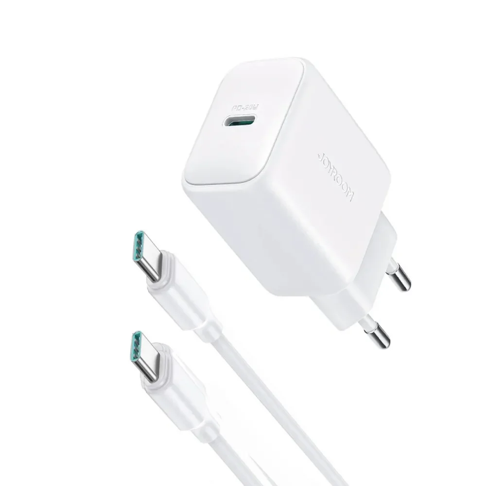 JOYROOM JR-TCF20 PD20W CHARGER+1 M TYPE C CABLE