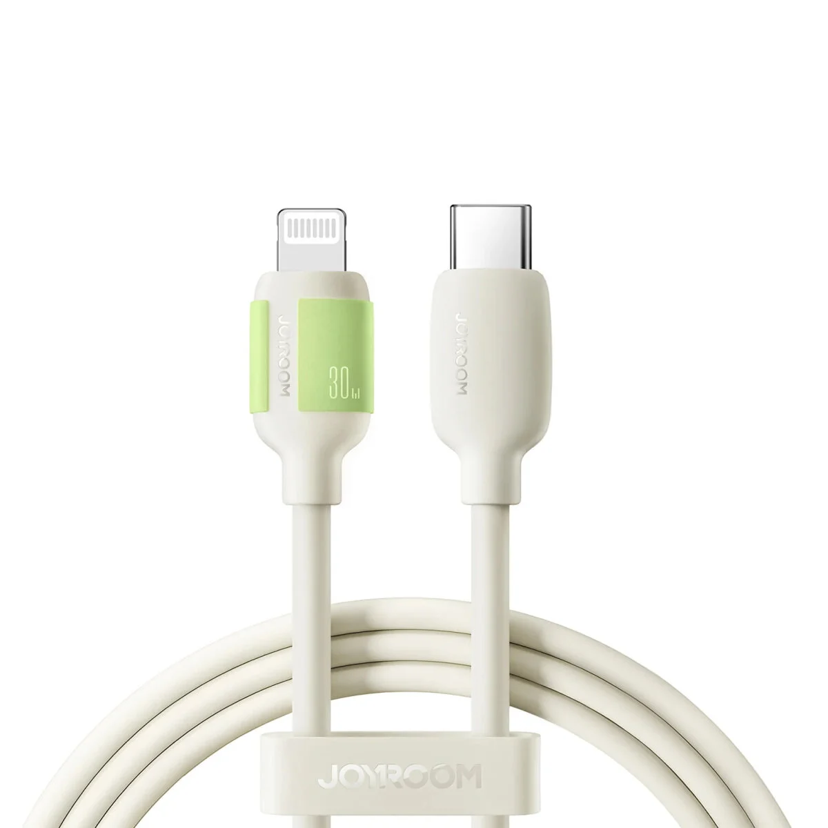 JOYROOM S-A53 30W TYPE C-LIGHTNING CABLE 1.2M BEJ