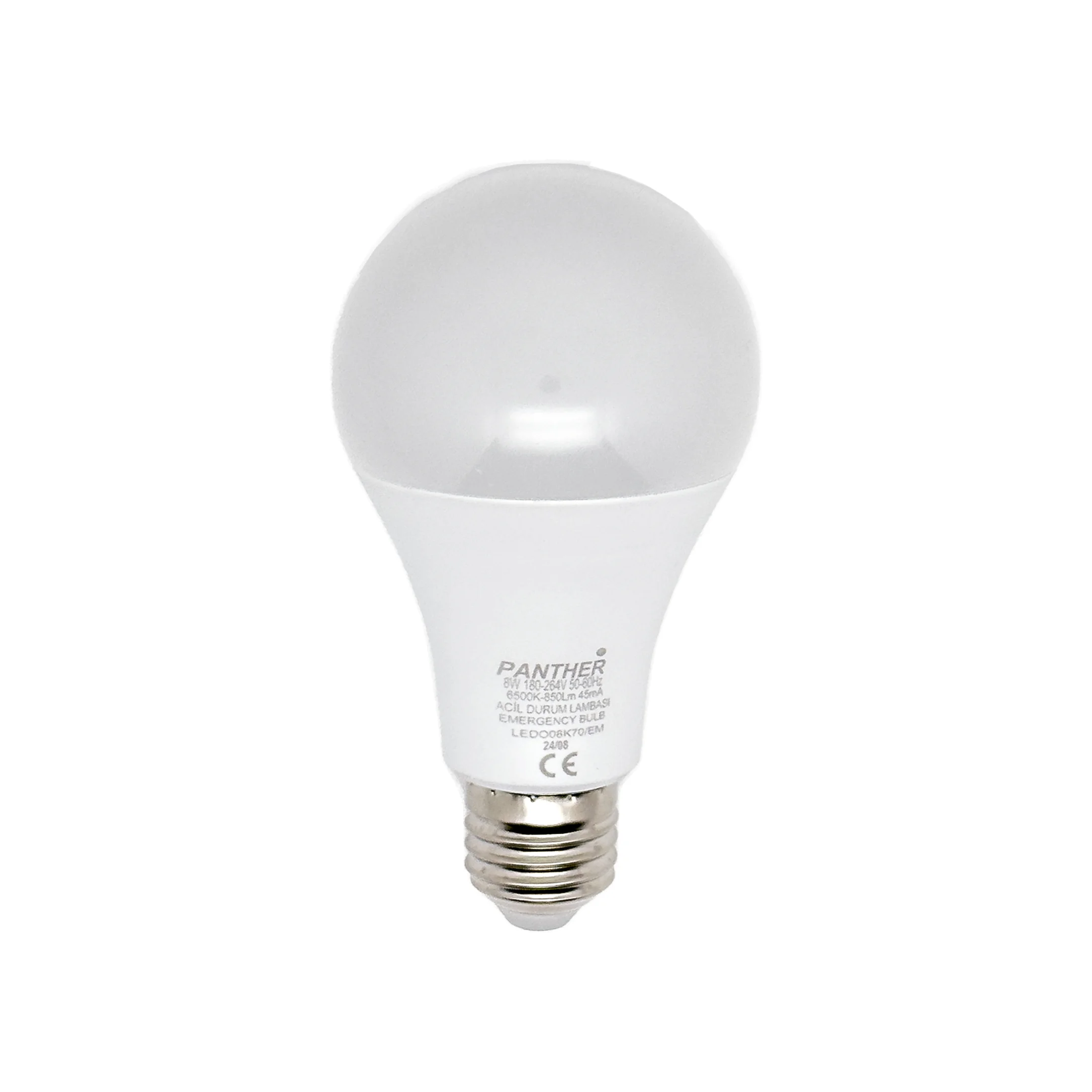 PANTHER ECO 8W ACİL DURUM ŞARJLI LED AMPUL