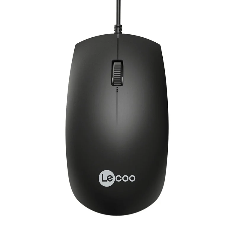 Lecoo MS100 USB Kablolu 1000DPI 3 Tuşlu Optik Mouse Siyah