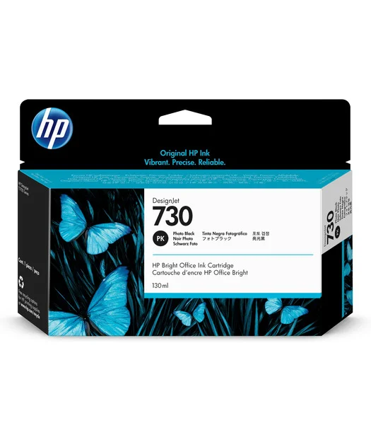 HP P2V67A 130 ml Photo Black Mürekkep Kartuş (730)