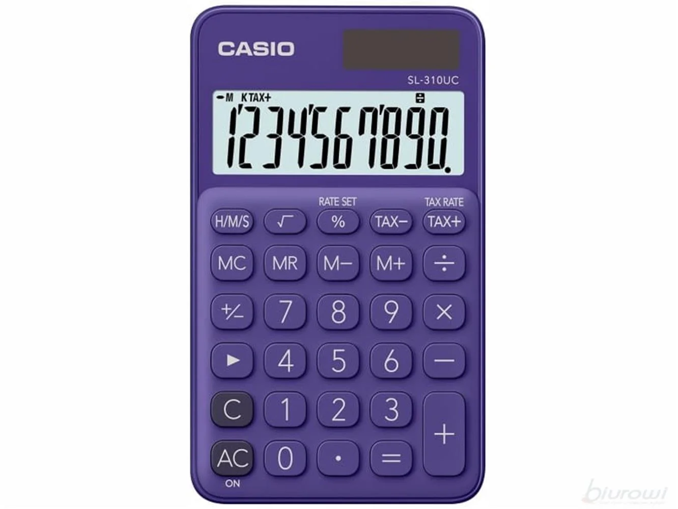 Casio SL-310UC-PL Cep Tipi 10 Hane Mor Hesap Makinesi