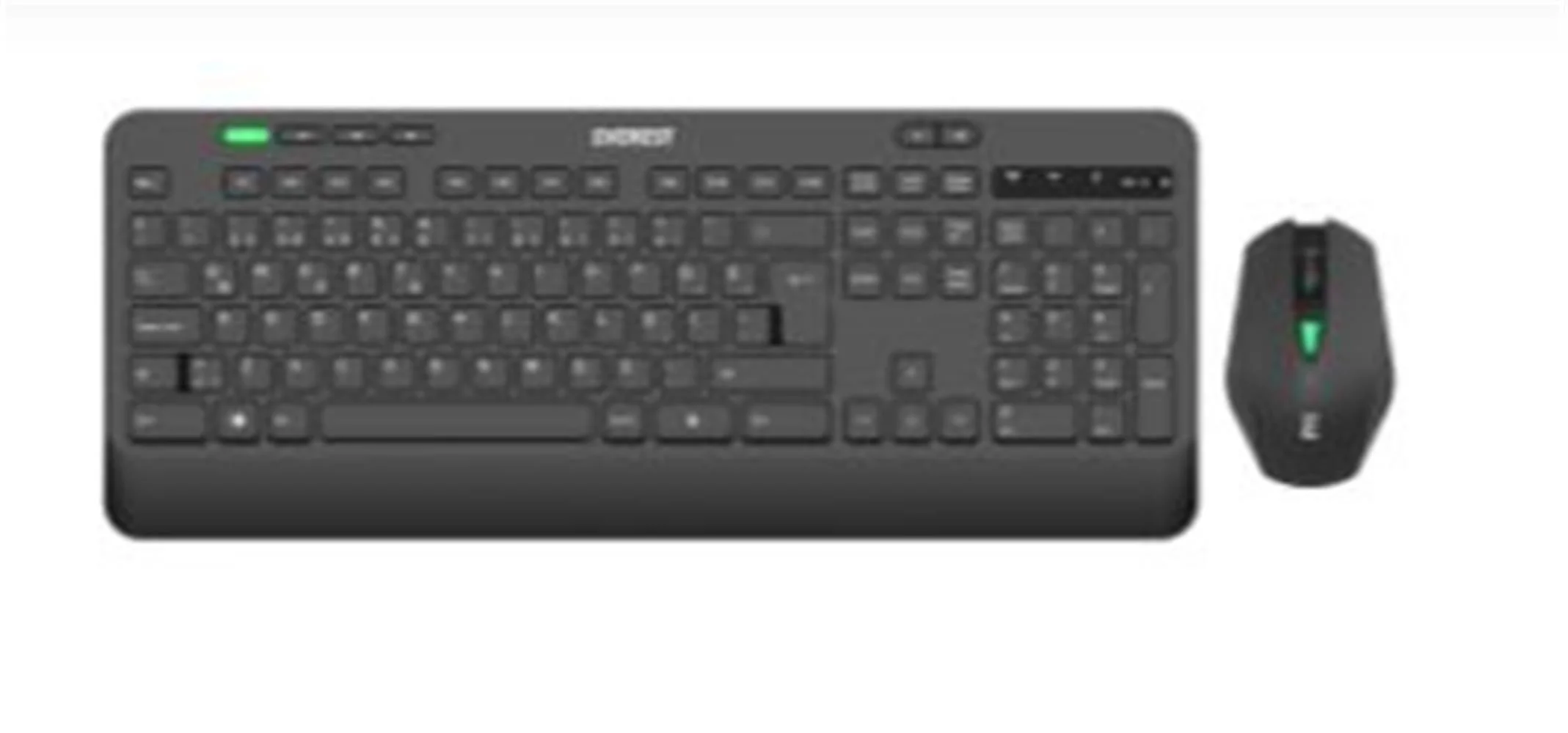 Everest KM-2620 Siyah Usb Sessiz Switch İnce Kablosuz Q Multimedia Klavye + Mouse Set