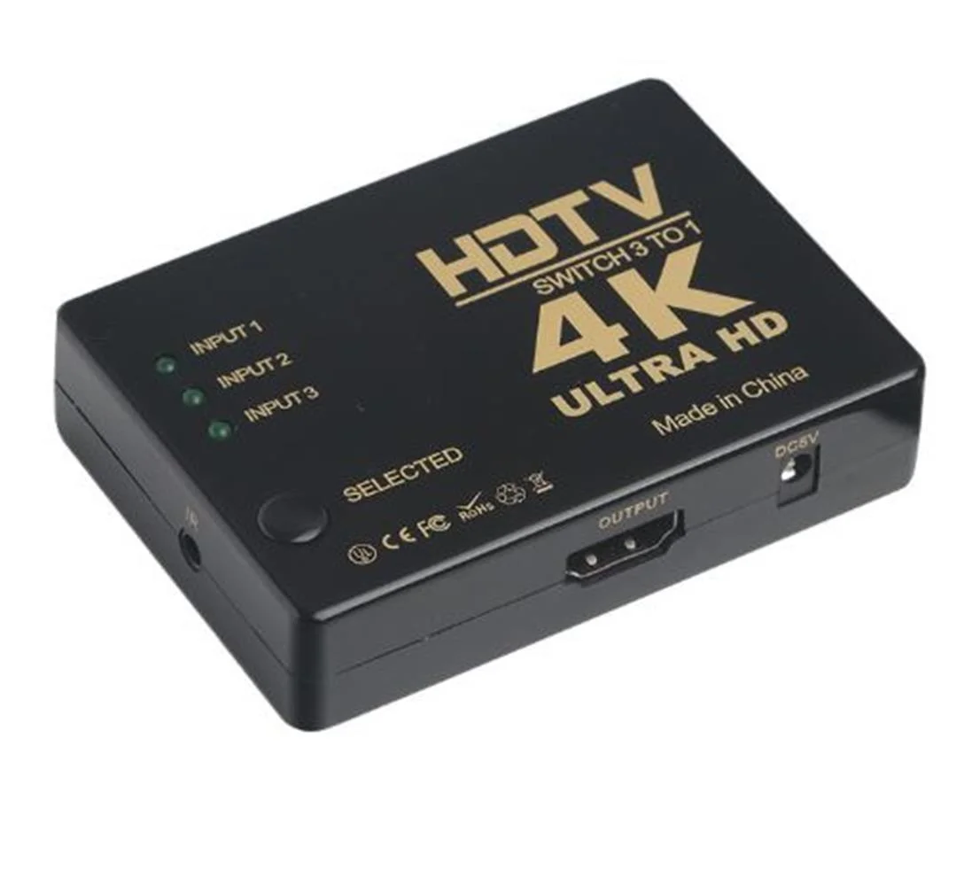 Dark"DK-HD-SW3X1" Full HD 3 Giriş 1 Çıkışlı HDMI Switch (Seçici)