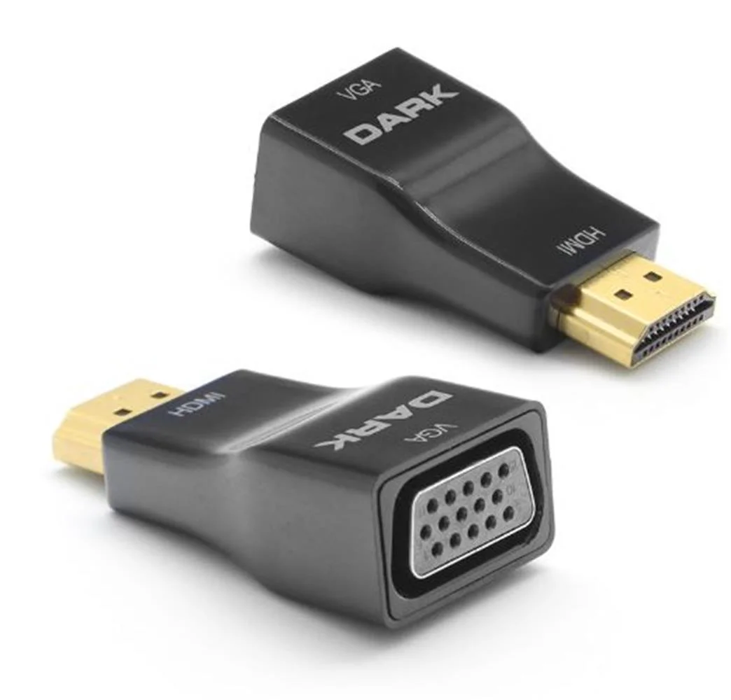 Dark "DK-HD-AHDMIXVGA5" HDMI to VGA Dijital - Analog, Full HD, Mini Dönüştürücü