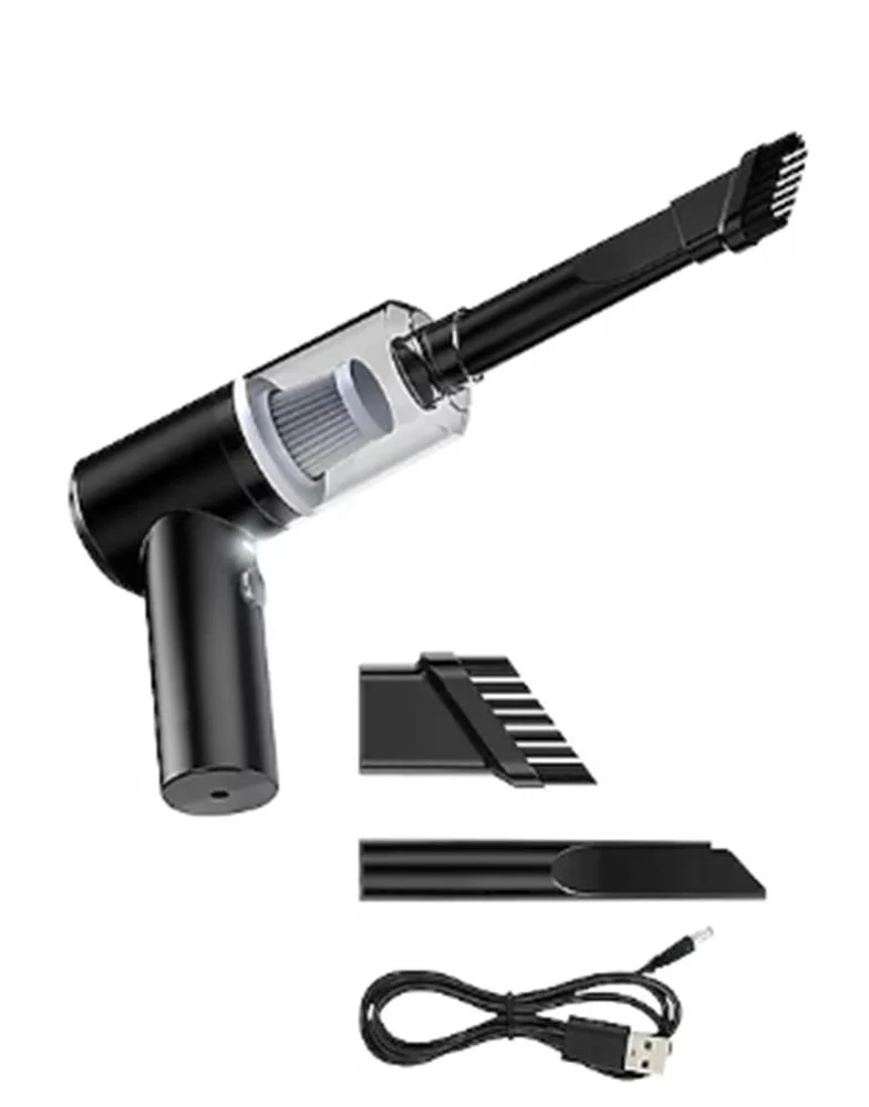 Proseg PR-AS01 3000pa Şarjlı 1200 mAh Batarya Siyah Araç İçi El Süpürgesi