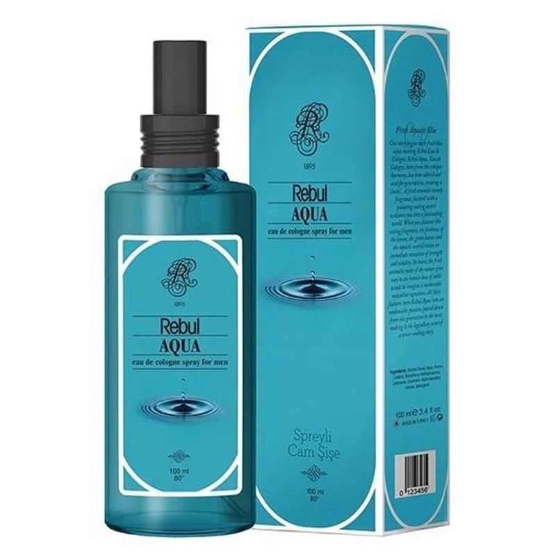 Rebul Aqua 100 ml Spreyli Kolonya,Aqua