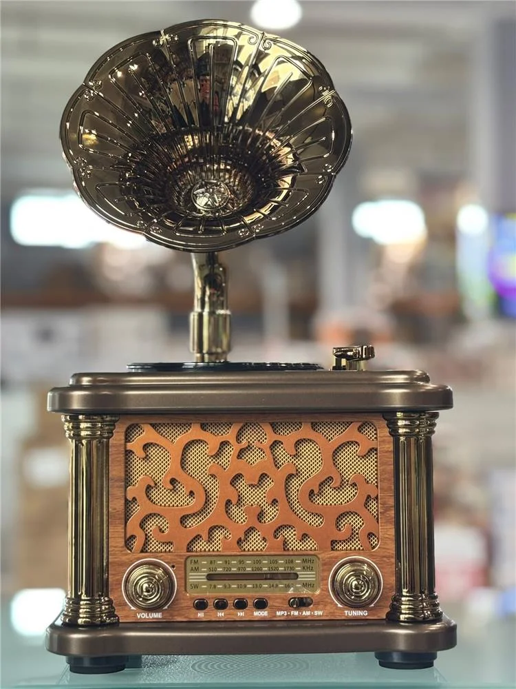 Everton Rt-588  Bluetooth Fm-Usb-Tf-Aux  Şarjlı Nostaljik Radyo