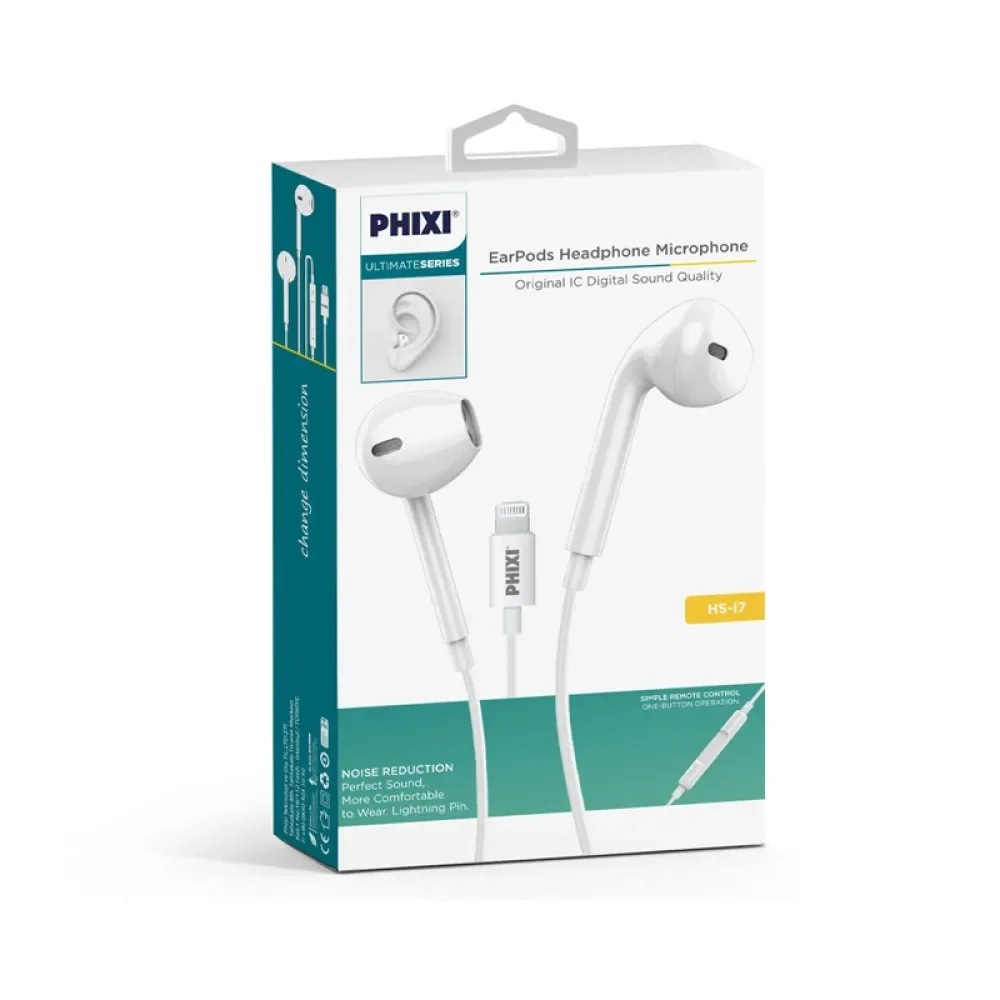 Phixi Force HS-i7 Mikrofonlu Lightning Girişli MSİ EarPods Kulaklık