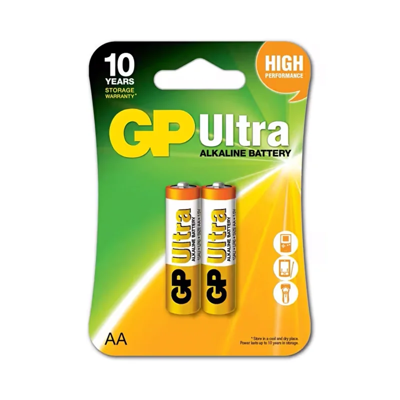 GP G-Tech LR6 AA Boy Ultra Alkalin Kalem Pil 2&amp;#39;li Paket GP15AU-U2