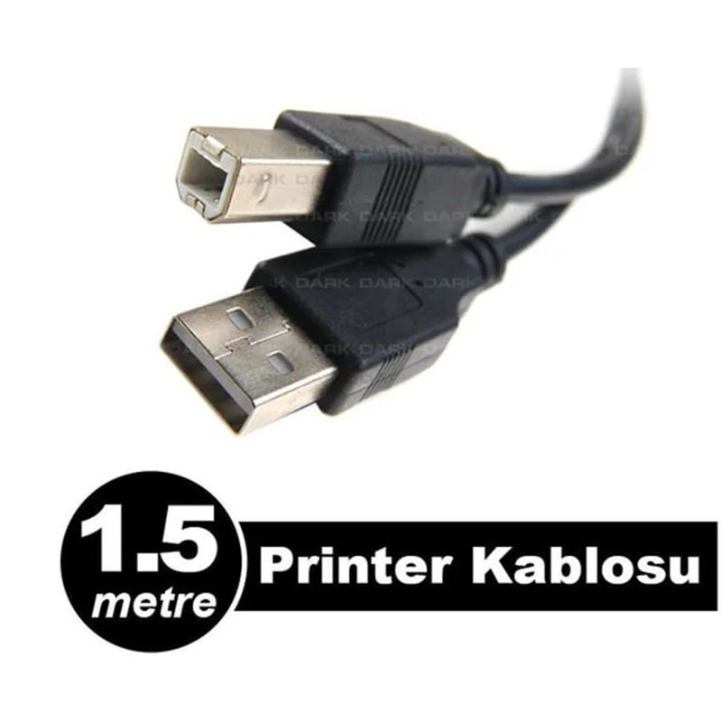 Dark DK CB USB2PRNL150 1.5mt USB 2.0 Yazıcı Kablosu