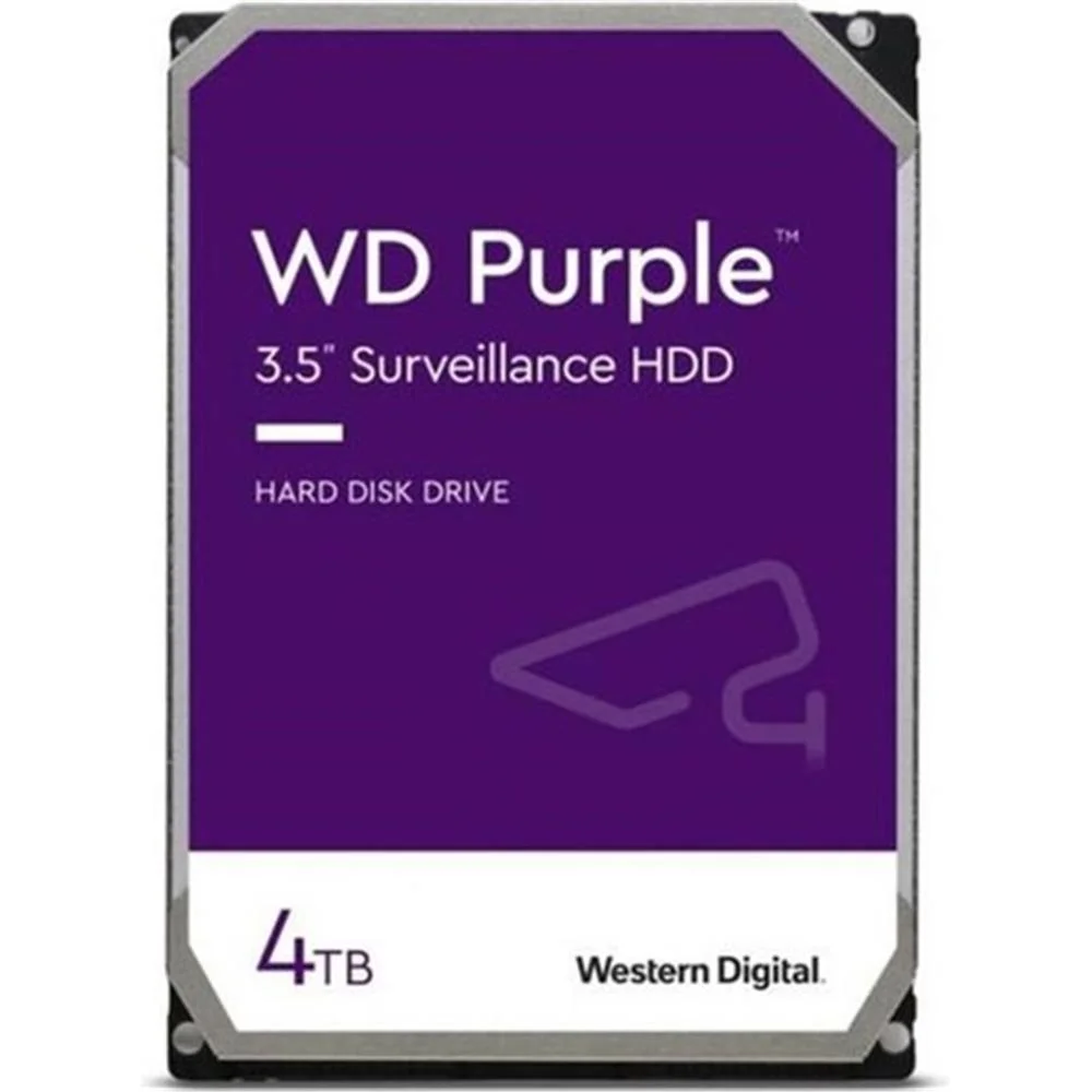 Wd 4Tb 3.5 Purple WD43PURZ Sata3 5400RPM 64MB 7-24 Guvenlık Harddisk (Hikvision)