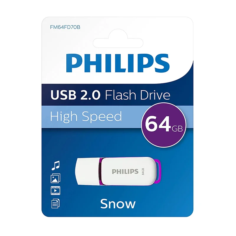 Philips Snow 64 GB Yüksek Hızlı USB 2.0 Flash Bellek