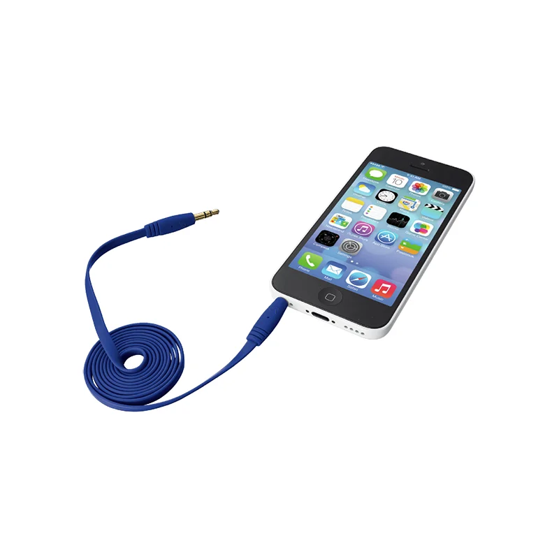 Trust 20176 Urbanrevolt Düz Ses Kablosu 1M,Mavi