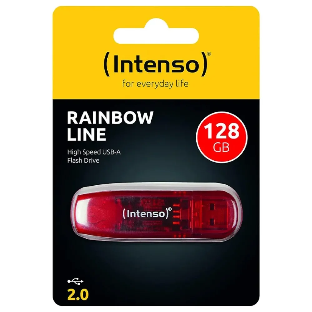 Intenso USB 2.0 128 GB Rainbow Line Bellek