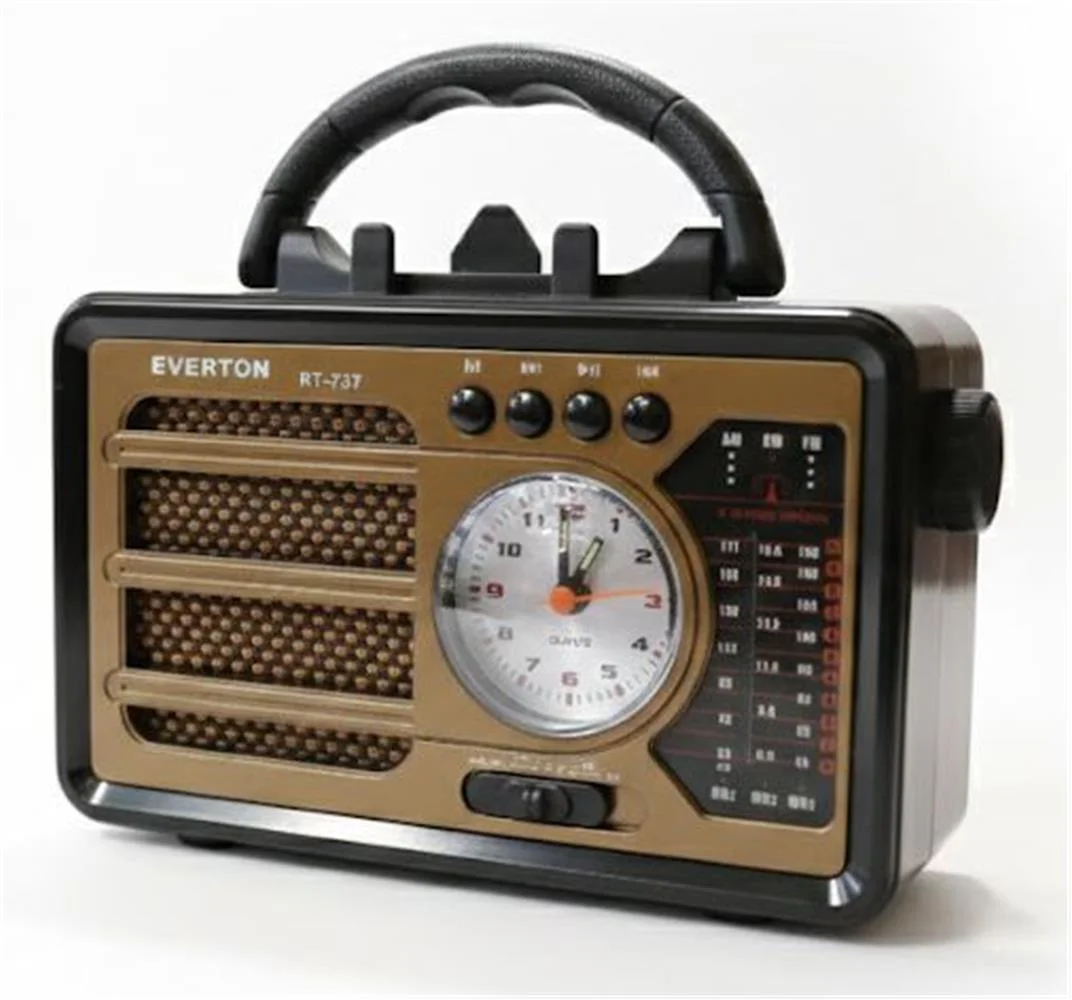 Everton RT-737 Bluetooth Usb-Micro Sd Saatli Nostaljik Radyo