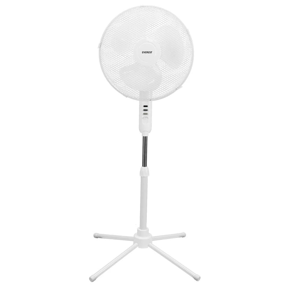 Everest FAN10 EcoWind Beyaz Metal Yıldız Ayak 3 Bıçaklı Vantilatör- Pervanesi 16" Maks 45W 3 Kademe
