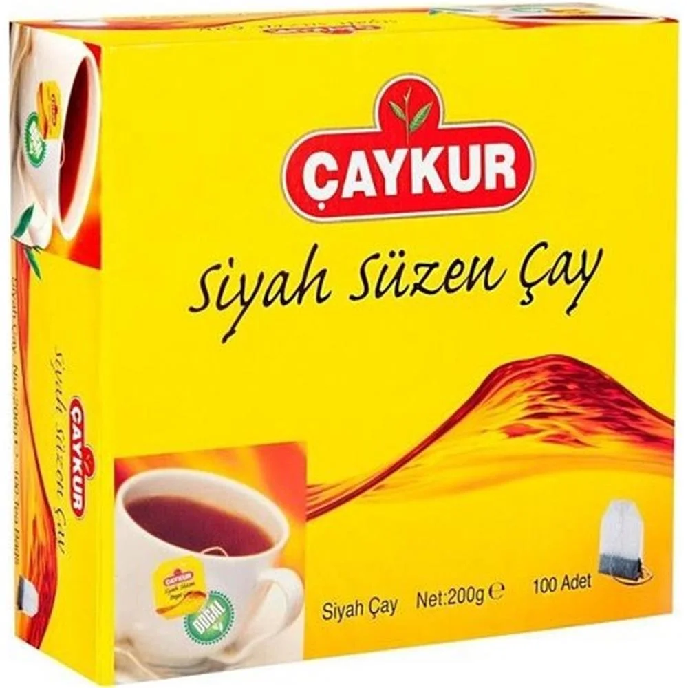 Çaykur Siyah Süzen Poşet Çay 2 gr 100 Adet (Net 200gr)