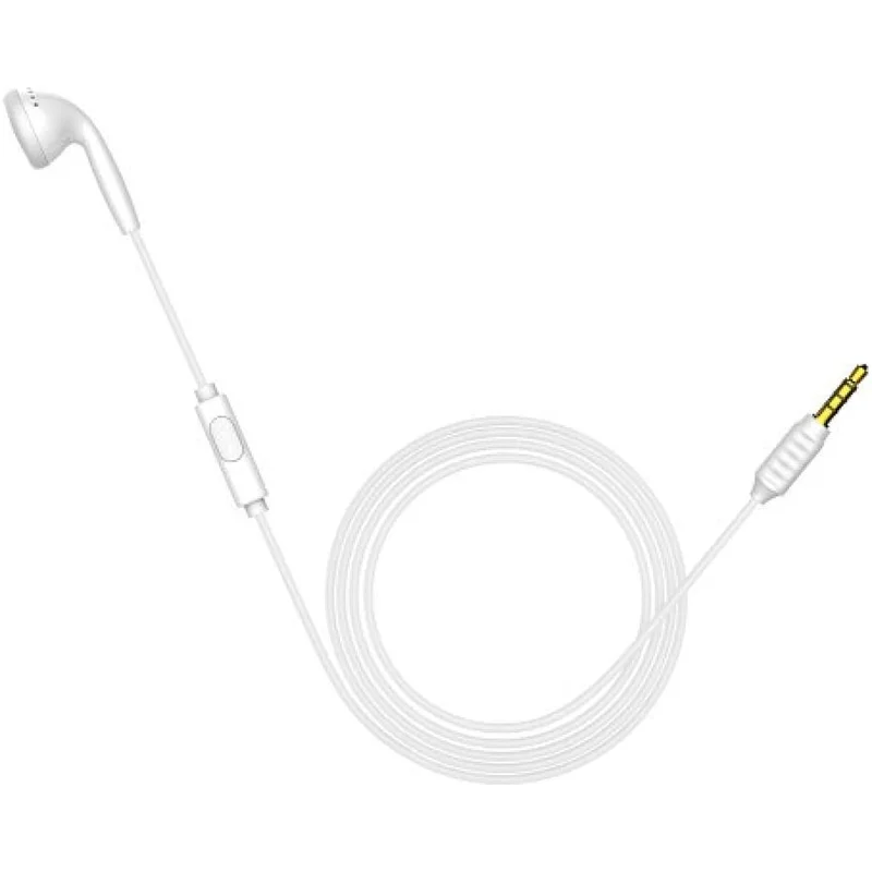 Baseus NGH09-02 Encok Tek Taraflı Kablolu Kulaklık H09 Beyaz