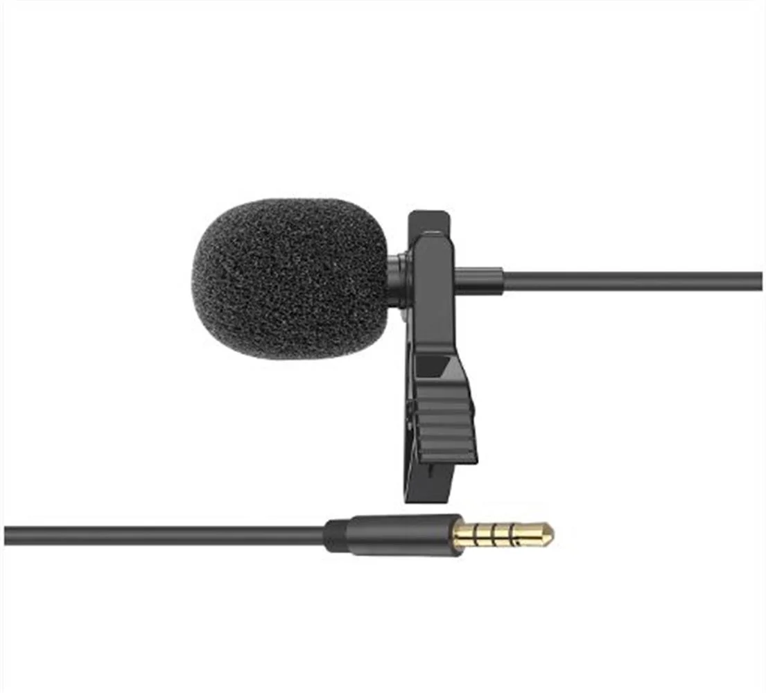 Snopy SN-M20 Siyah Akıllı Telefon ve Youtuber Metal mandallı, Yaka Mikrofonu