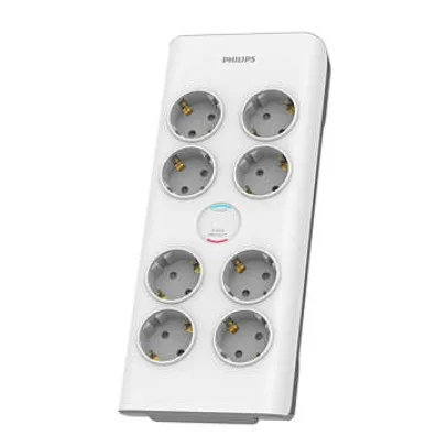 Philips Spn7080Wa/62 Sekızlı Akım Korumalı Prız