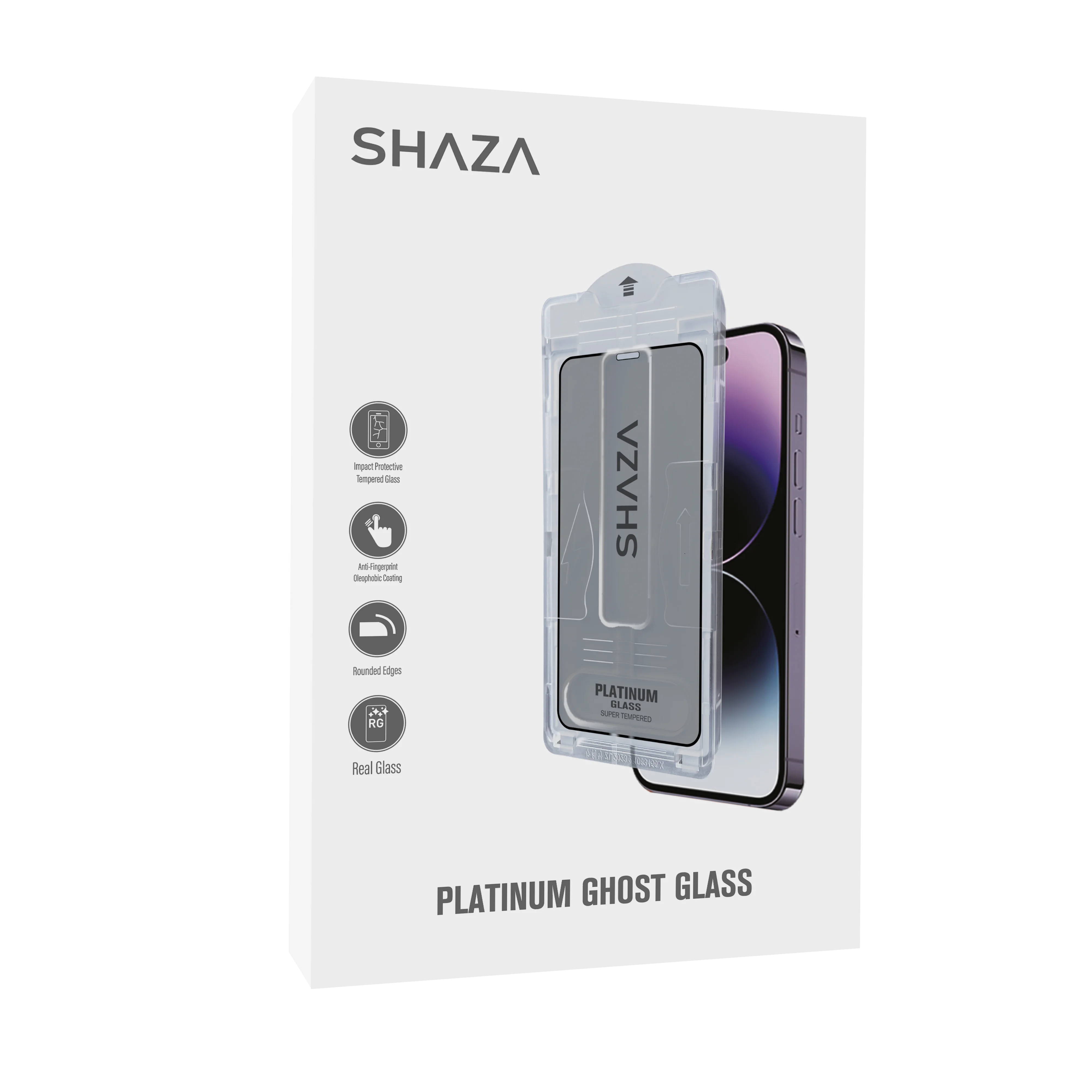 SHAZA Aırglass Privacy İki Yönlü Gizlilik Filtreli Uygulama Aparatlı Cam Ekran Koruyucu Iphone 15