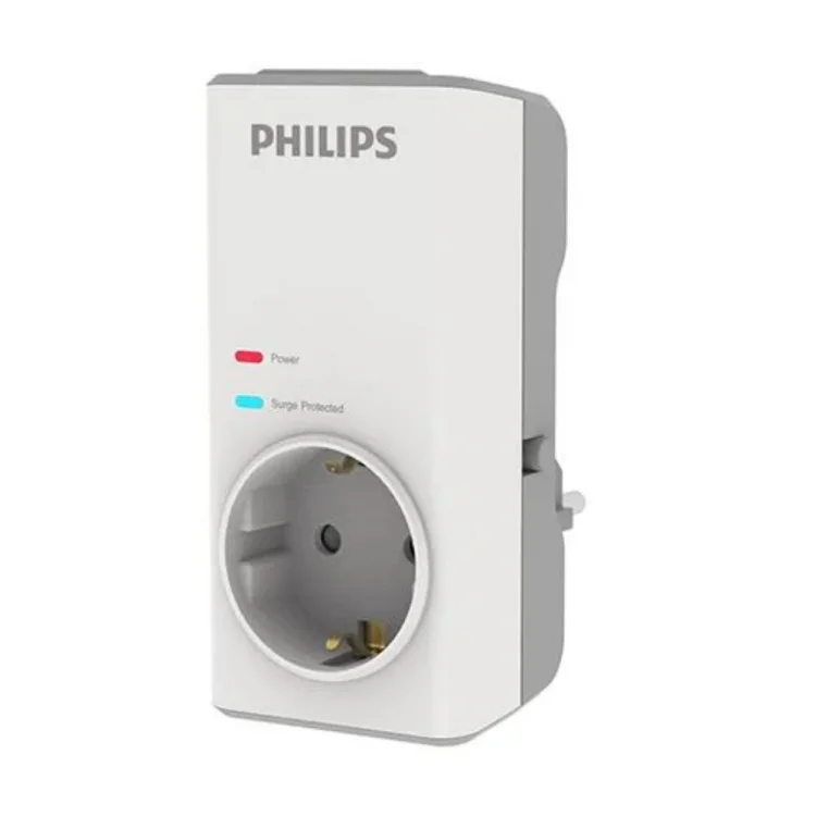 Philips CHP7010W Tekli Akım Koruma Priz, 1140J, Beyaz