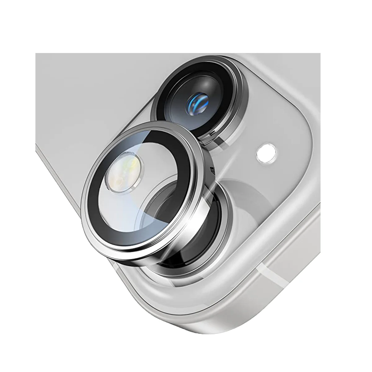 SHAZA Safir Kamera Lens Koruyucu 14/ 14 Plus Beyaz