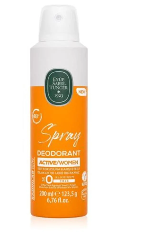 Eyüp Sabri Tuncer Active - Kadın Sprey Deodorant 200 ml