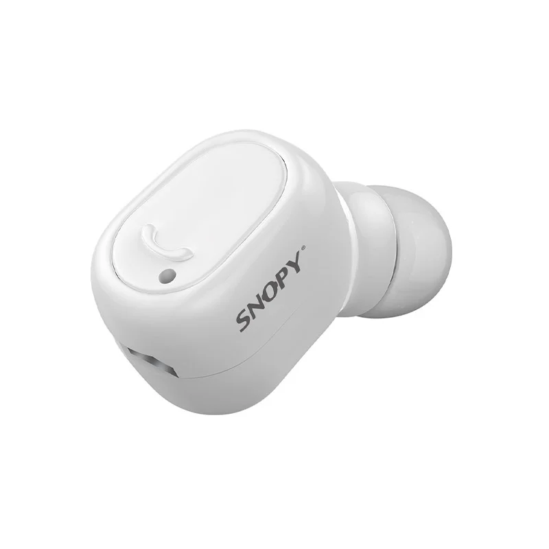 Snopy SN-BT155 Beyaz Bluetooth Telefon Kulaklığı