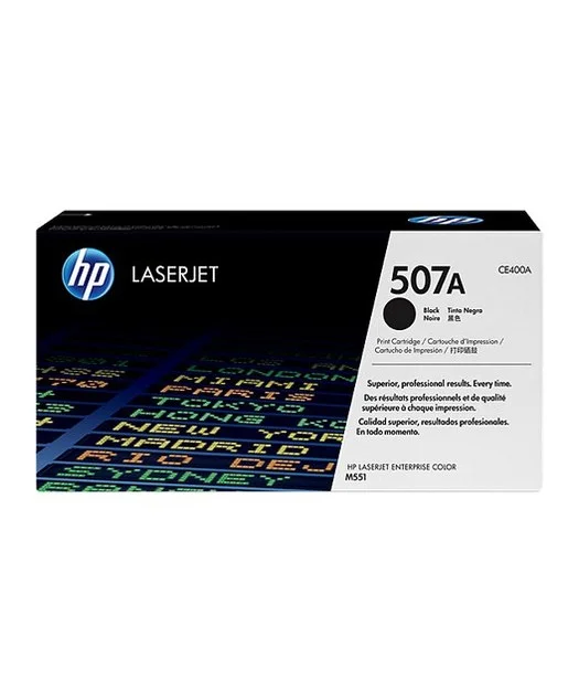 HP CE400A Black Toner Kartuş (507A)