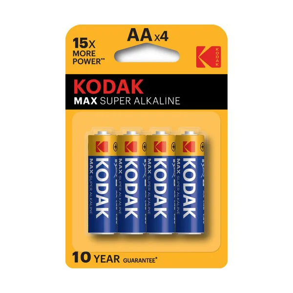 Kodak Max 4 Adet Alkalin Kalem Pil