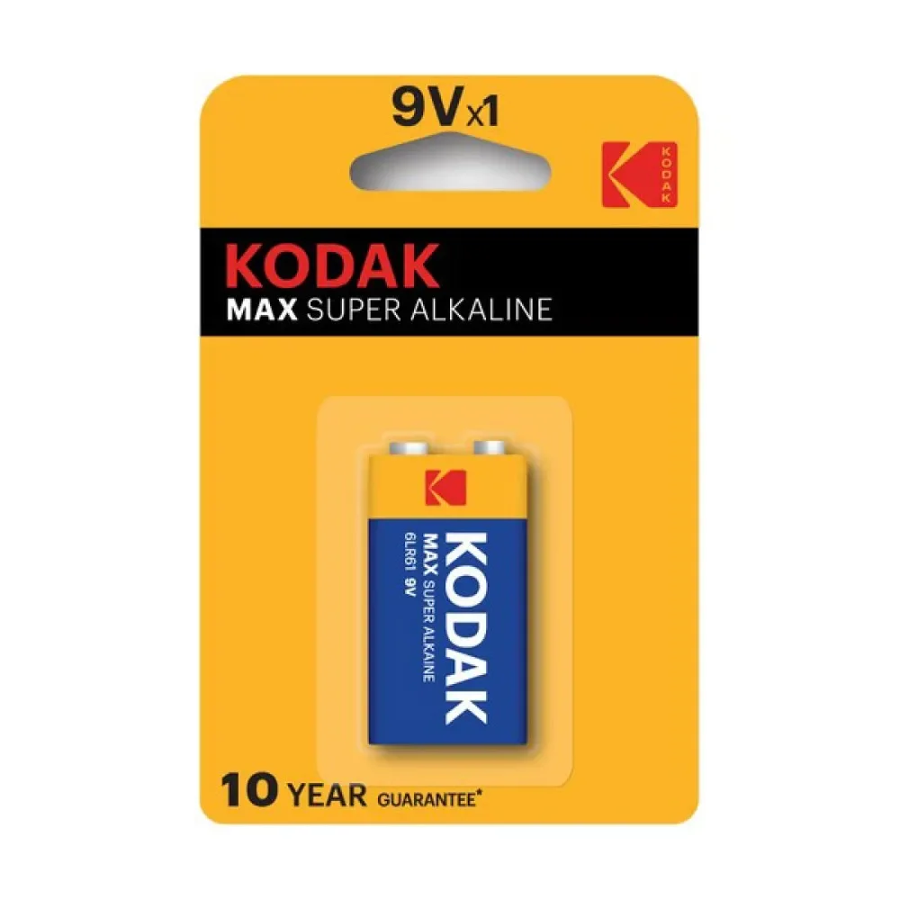 Kodak Max 1 Adet Alkalin 9 Volt Pil