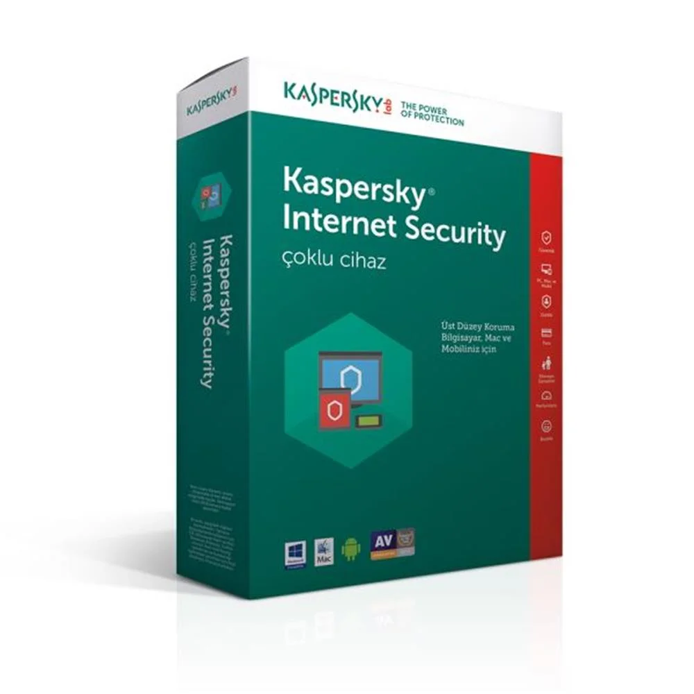Kaspersky Internet Security 10 Kullanıcı 1 Yıl Plus
