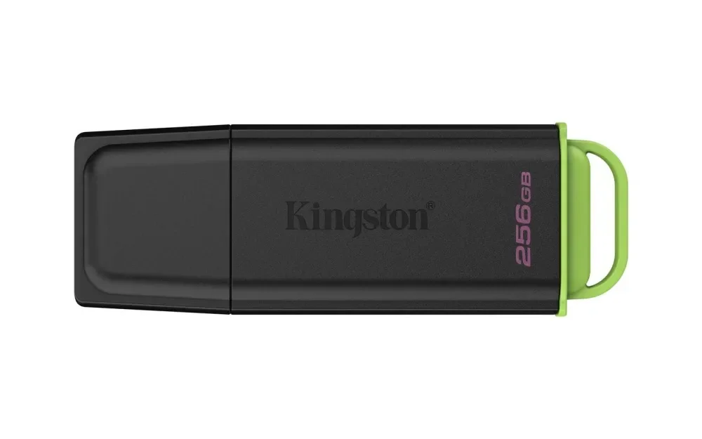 Kingston DTXG2-256GB 256GB Portable USB 3.2 Gen 1 DataTraveler Exodia Black-Green Flash Bellek