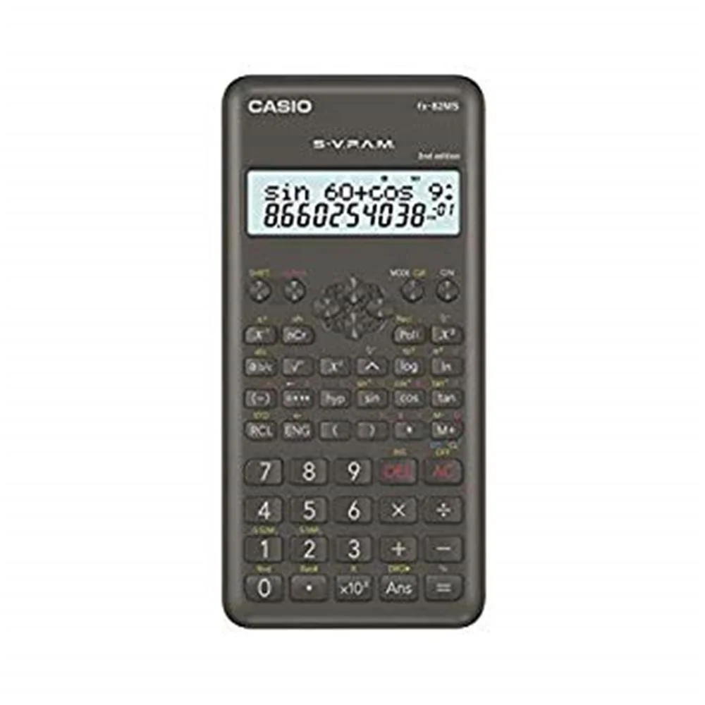 Casio FX-82MS-2-PK-W-DTF Versiyon Bilimsel Pembe Fonksiyonlu Hesap Makinesi
