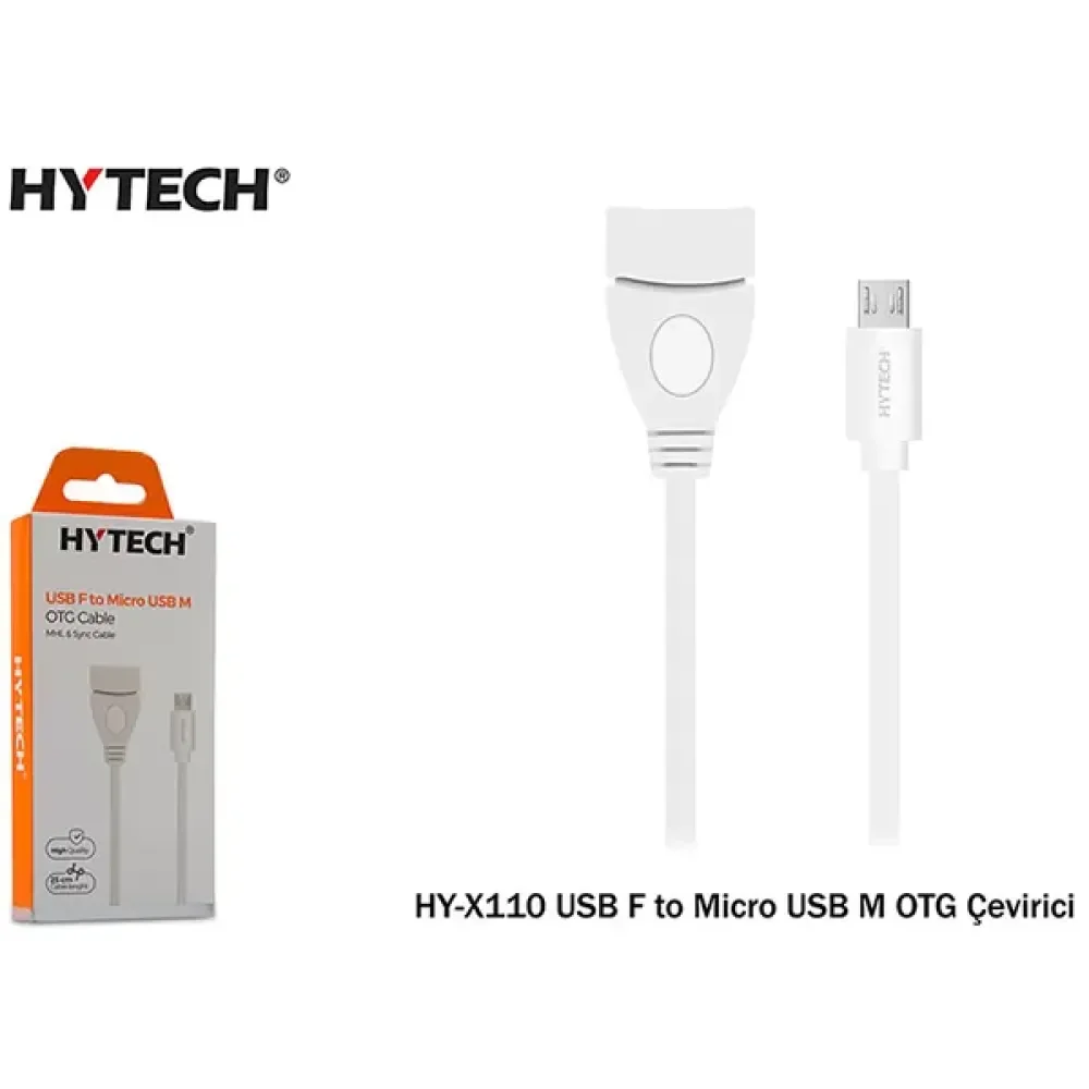 Hytech Hyx110 Usb F To Microusb M Otg Çevirici