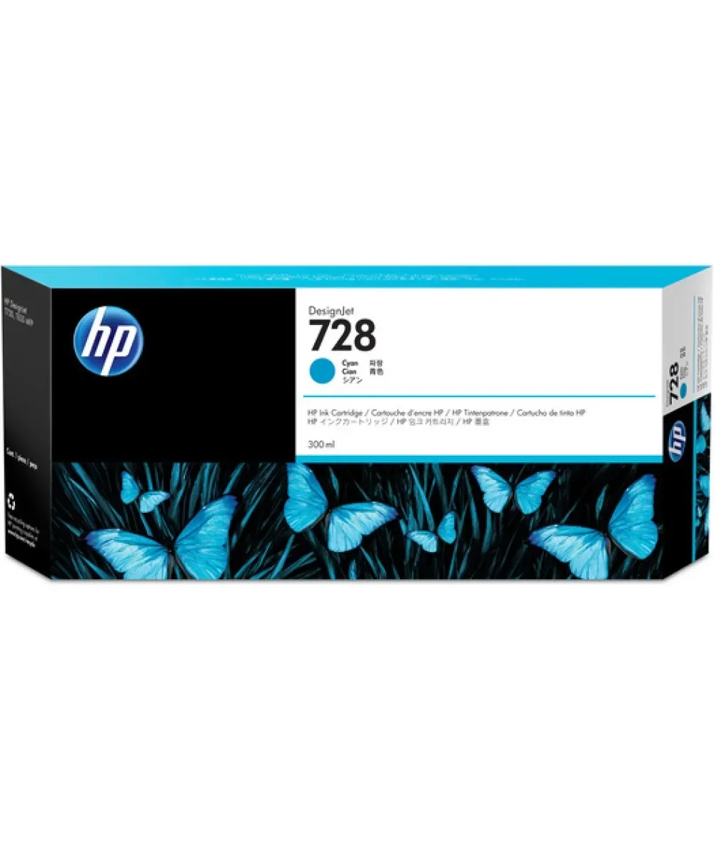 HP F9K17A Cyan Mürekkep Kartuş (728)