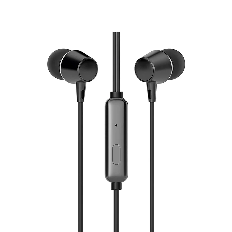 Hp DHE-7000-BK Kablolu Kulakiçi 3.5mm Jack Mikrofonlu Siyah Kulaklık
