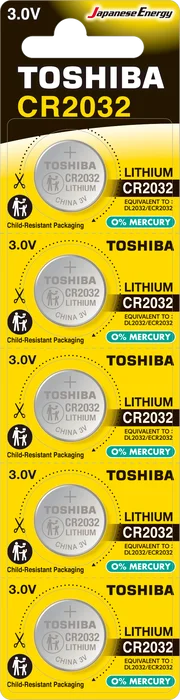 TOSHIBA CR 2032 LITHIUM 5Lİ PİL