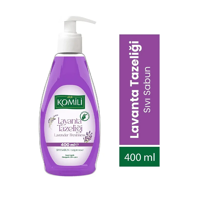 Komili Sıvı Sabun Lavanta Tazeliği 400 Ml