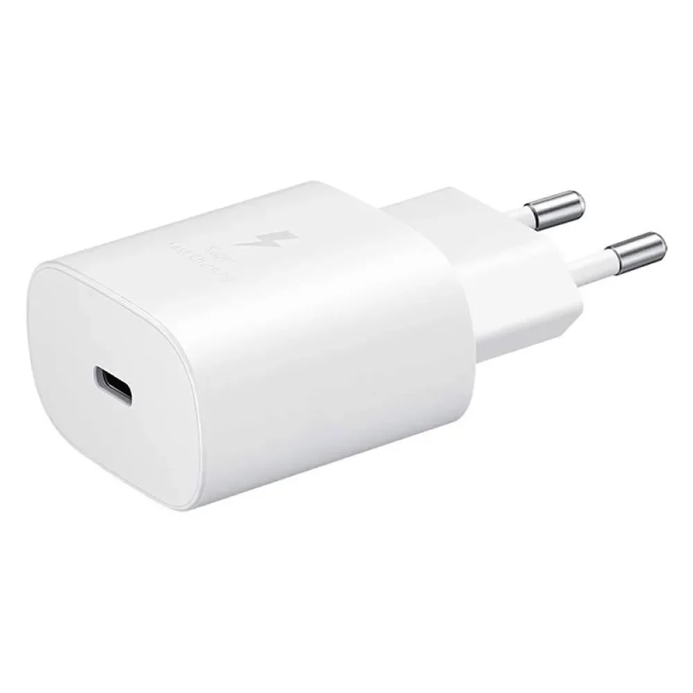 Samsung EP-TA800N Type C Hızlı Şarj Adaptörü (25W) Beyaz (Samsung Türkiye Garantili)