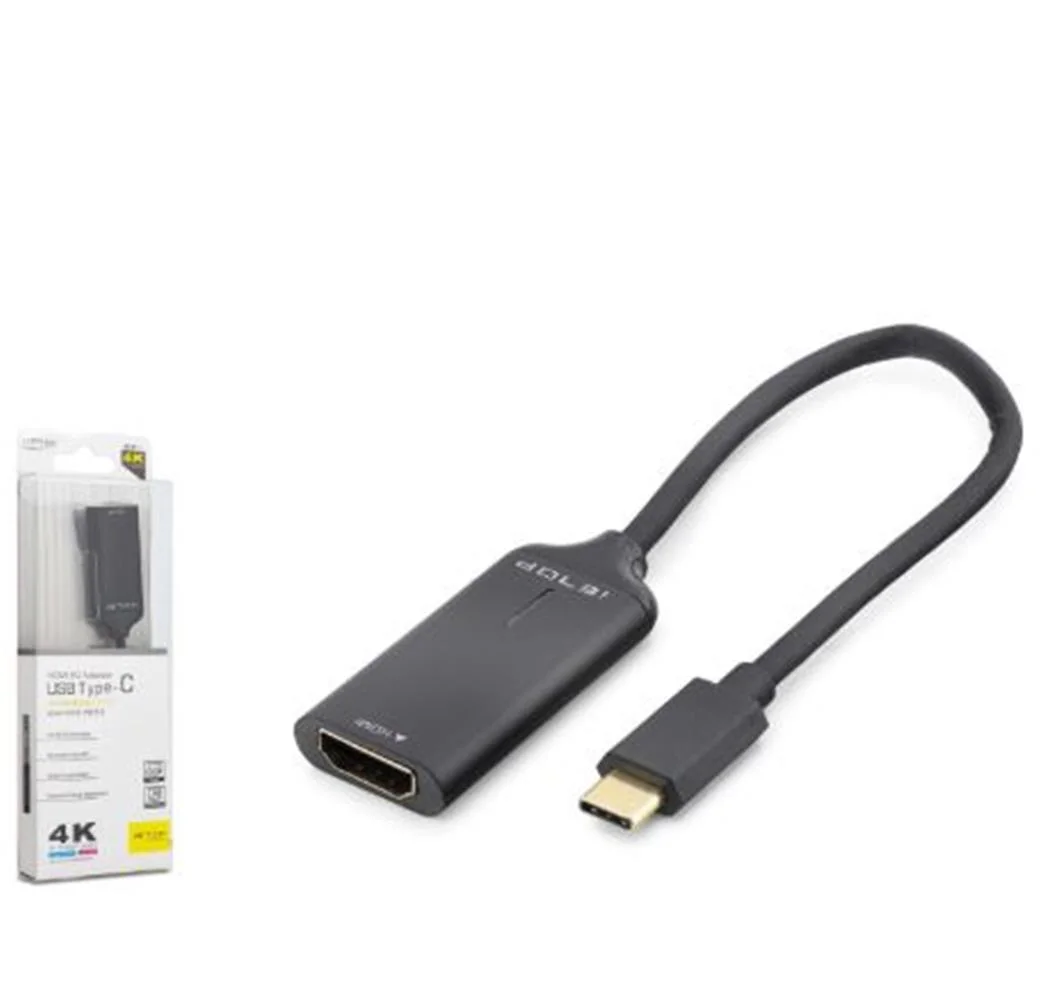 iETOP HDX7898 Type-C to HDMI Görüntü Dönüştürücü 4K 30Hz 20 cm Siyah