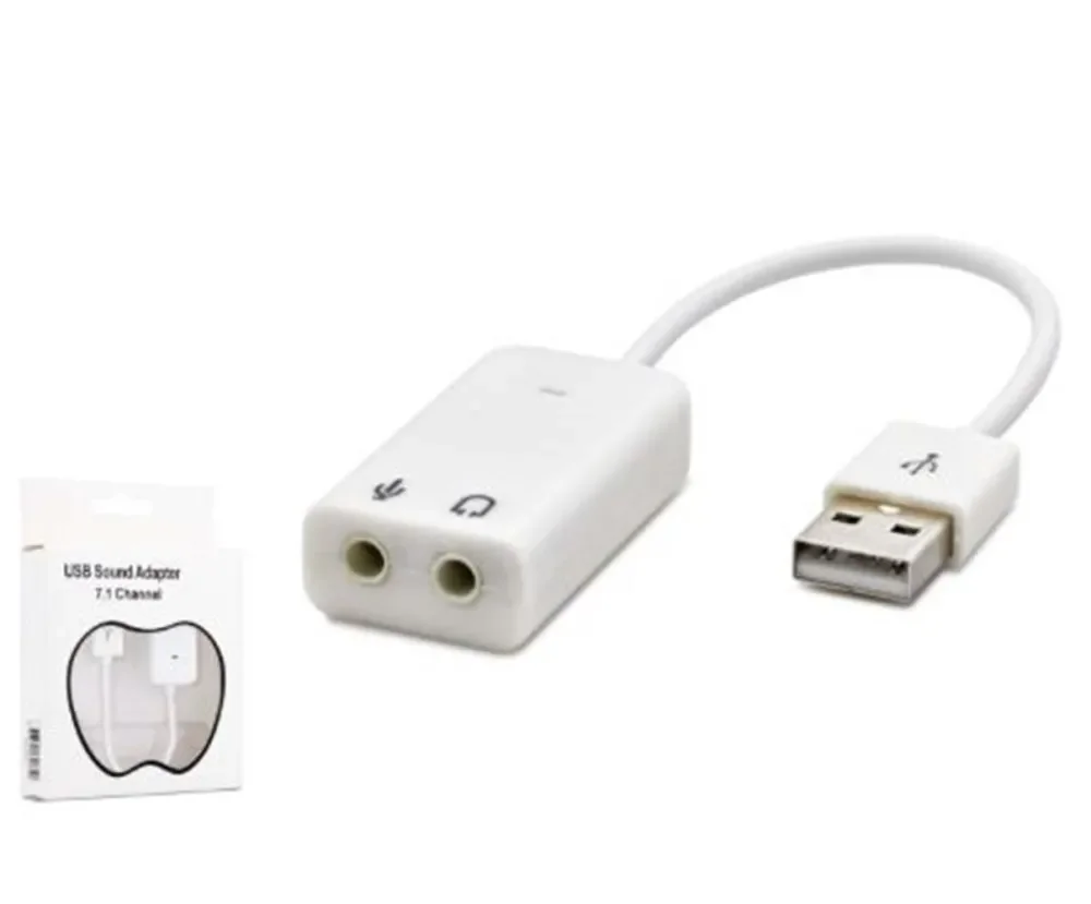 HADRON HDX5263 USB Harici Ses Kartı 7.1 Beyaz