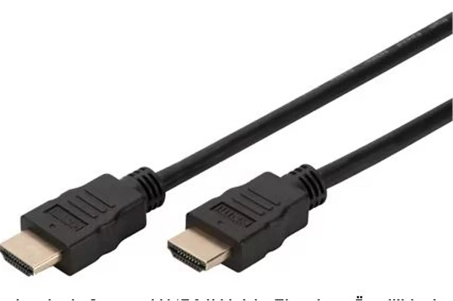 Digitus AK-330107-020-S 2 metre Altın Kapl.Siyah 4K HDMI Kablo